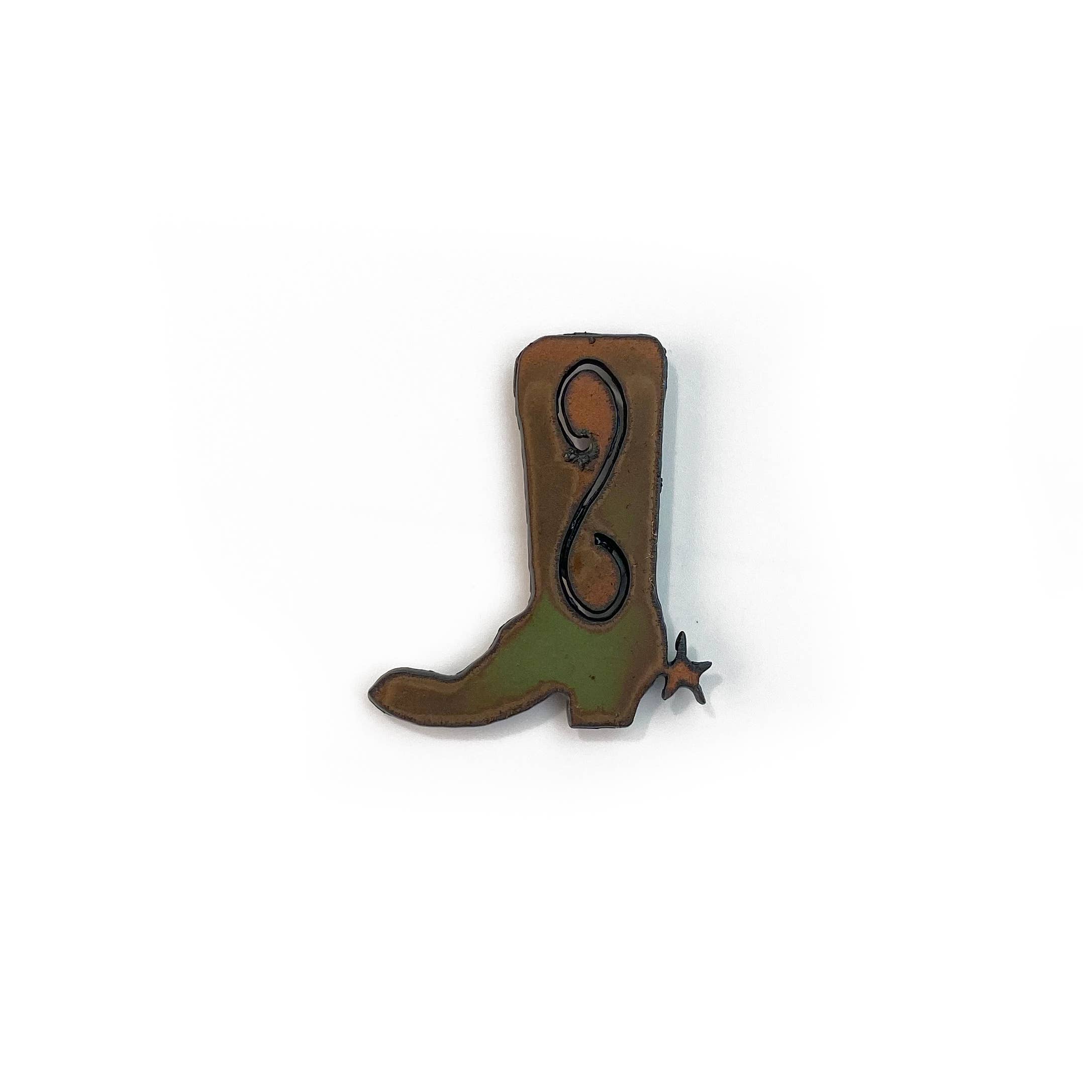 Iron Jewel - Wholesale Magnet - Boot Magnet western rodeo rustic décor eco southwestern USA1