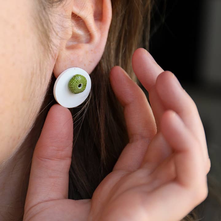 Oursinades olfactory earrings for wholesale by O by !Osmotik