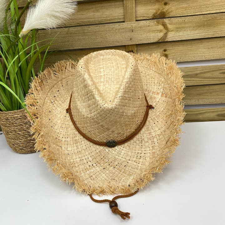 SWEET MAGIC MODA Y COMPLEMENTOS - Wholesale Straw Hat - Women's - COWBOY HAT0