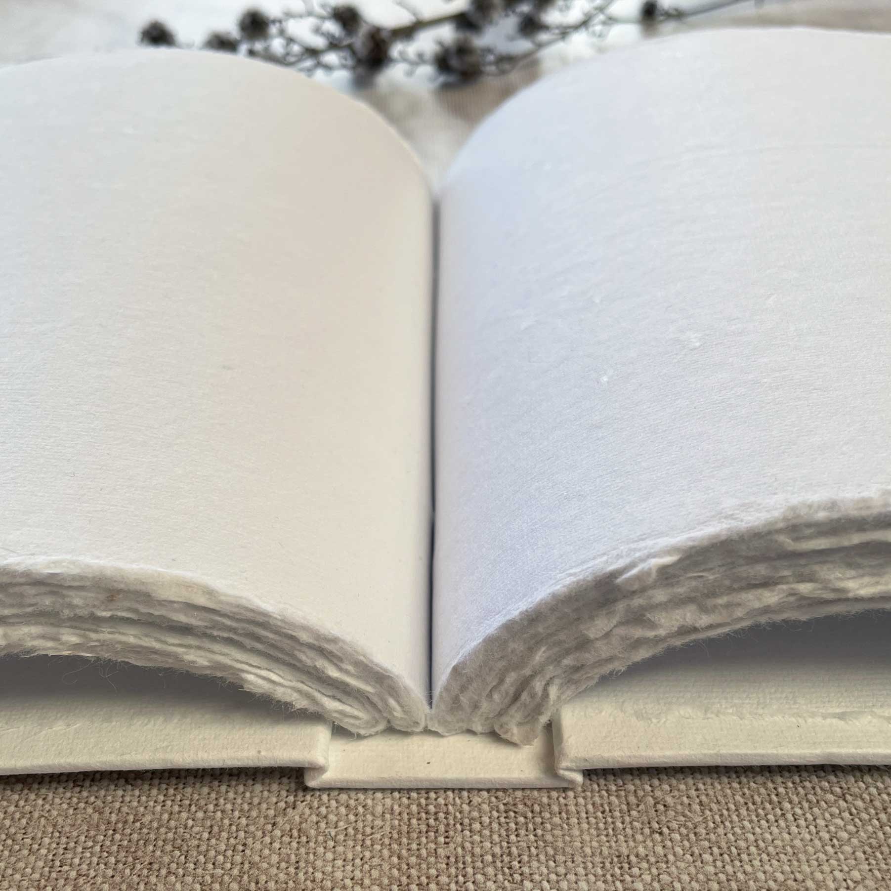 The Natural Paper Company - Wholesale Notebook - White Handmade Cotton Rag Notebook - Blank Journal - 100 Pgs2