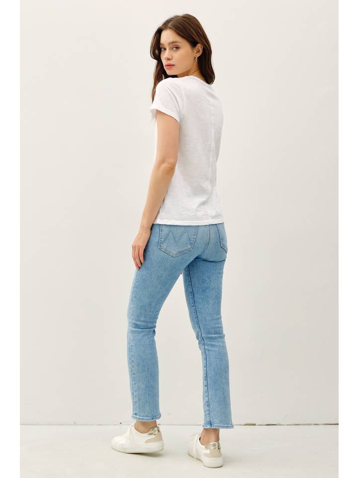 Be Cool - Wholesale T-Shirt - Women's - GARMENT DYED SLUB TEE