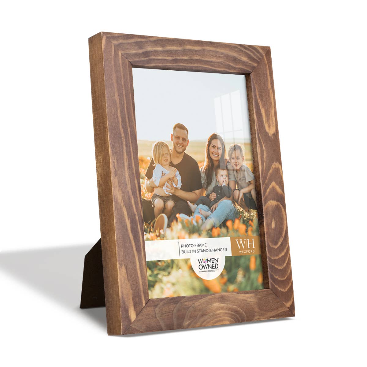 Wexford Home - Wholesale Picture Frame - Photo Frame, Real Wood with Wood Grain, Walnut9