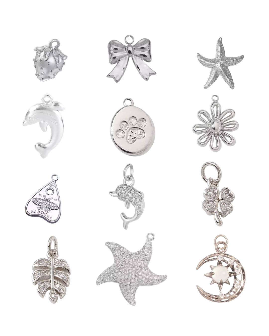 Coco Luna Collection - Wholesale Individual Charm/Pendant - Silver Charms - Charm Bar 91