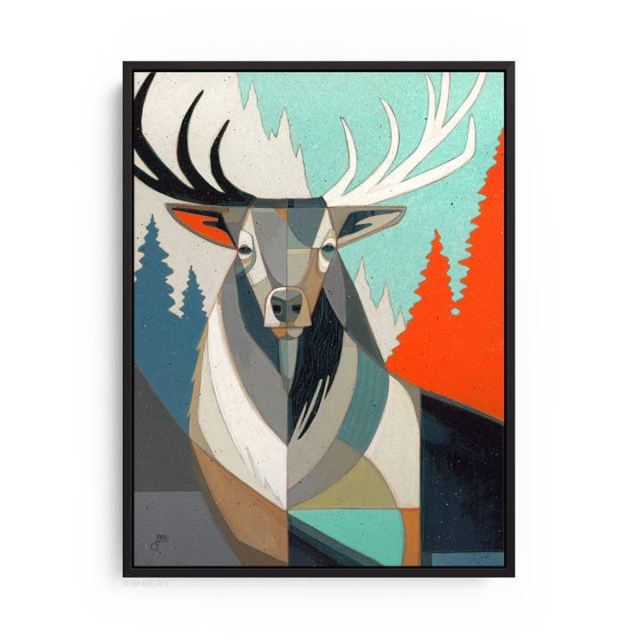 Abel Arts - Vente Affiche d'art - Wapiti - WHLSL Imprimer
