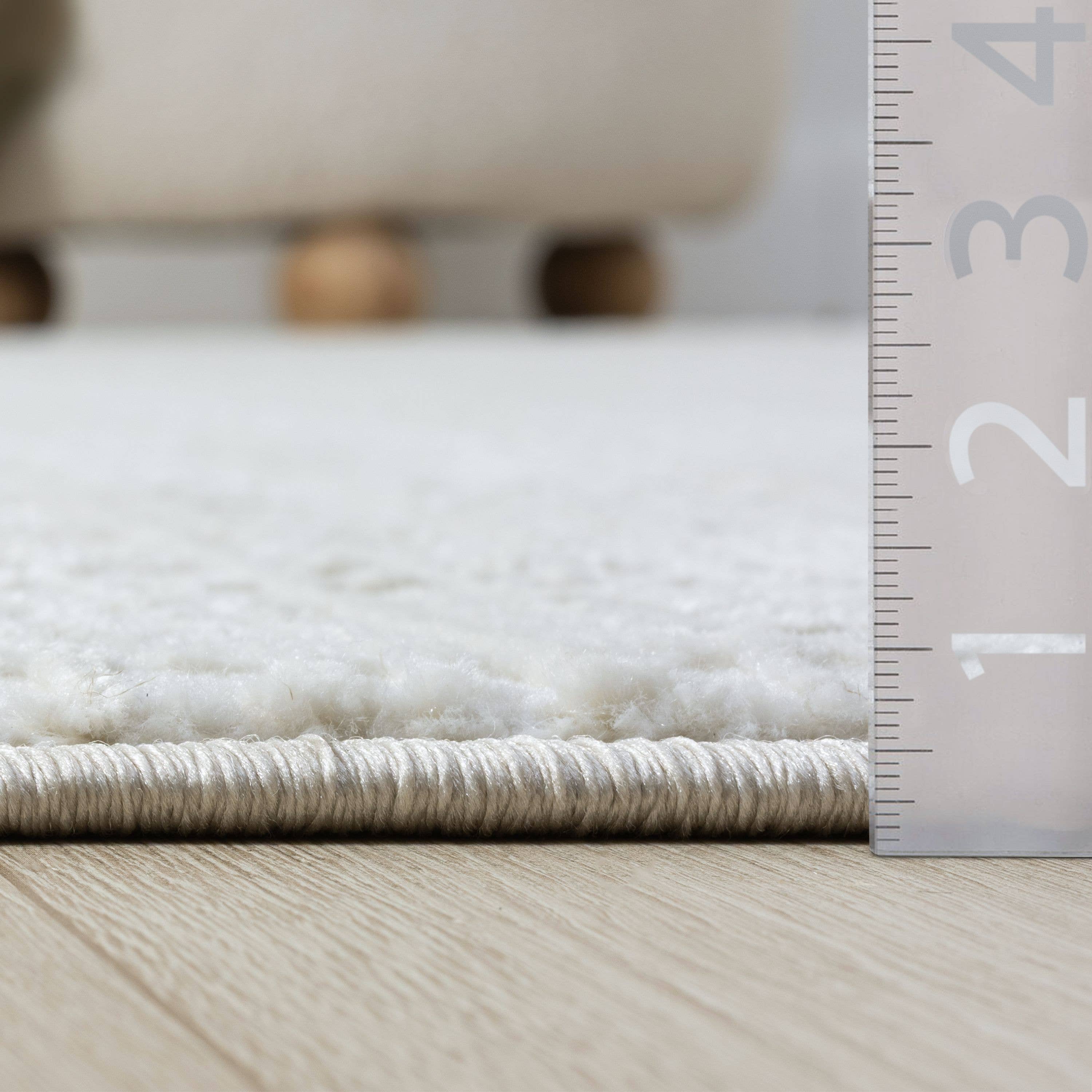 Abani Rugs - Wholesale Area Rug - Abani Neutral NTL200A Cream Textured Weave Area Rug6