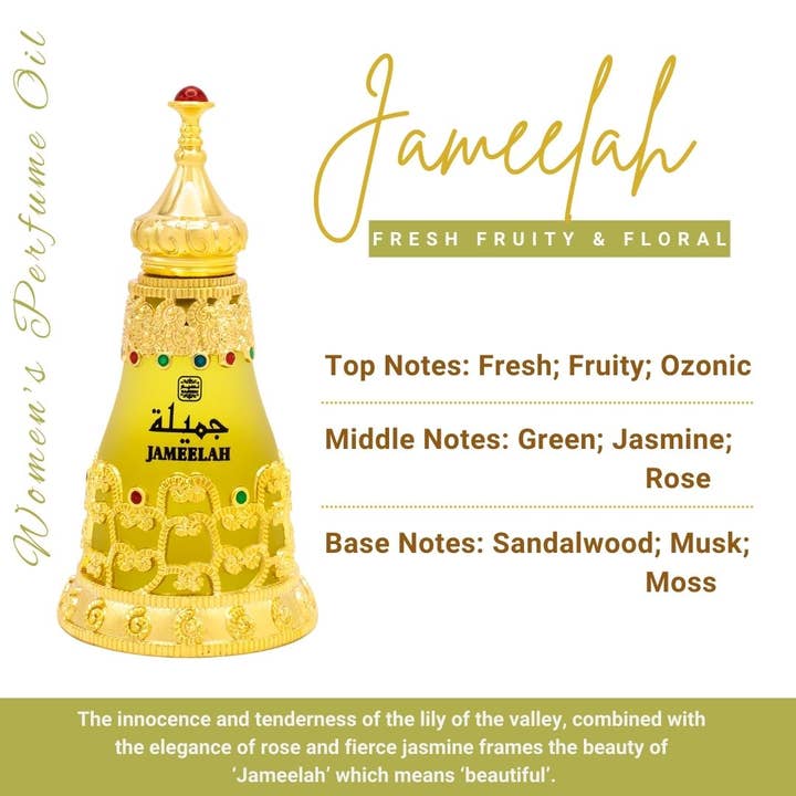 NASEEM - Wholesale Fragrance Oil - JAMEELAH Perfume Oil Fresh Fruity & Floral Women's Fragrance1