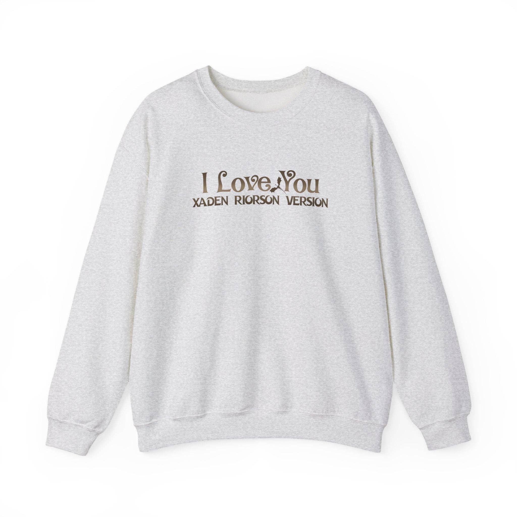 MagicMerchEmporium – Camisola gráfica - Mulher por atacado – "Camisola "I Love You - Versão Xaden Riorson" - Fourth Wing"8