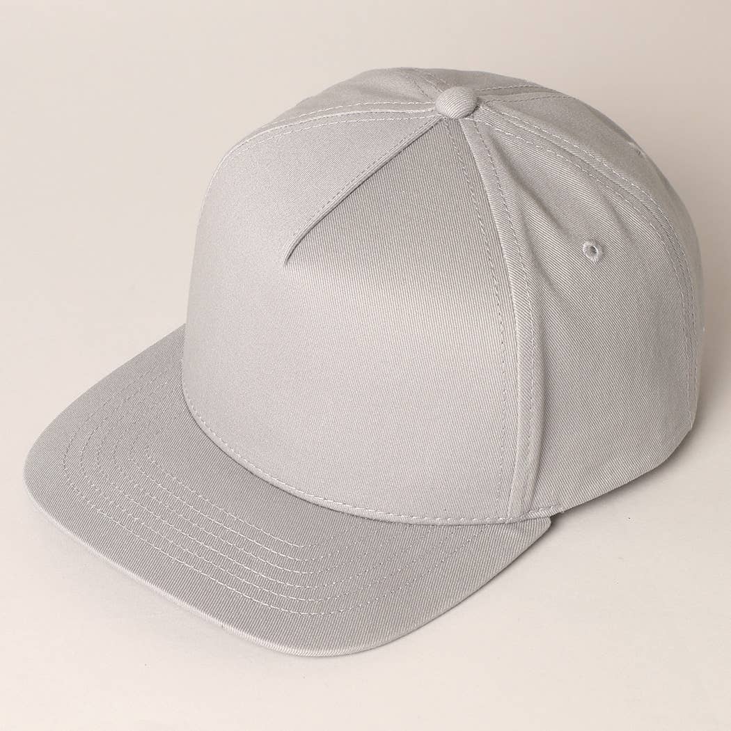 Fashion City - Wholesale Baseball Cap - Unisex - Solid Colored Cotton 5 Panel Baseball Cap17