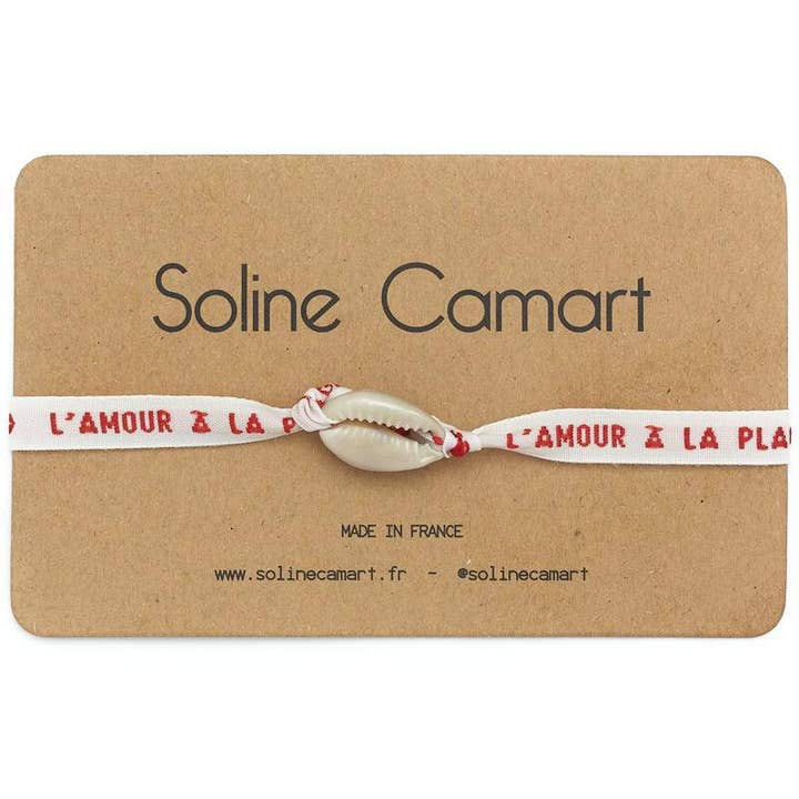 L'AMOUR À LA PLAGE met natuurlijke schelp voor wholesale door Soline Camart