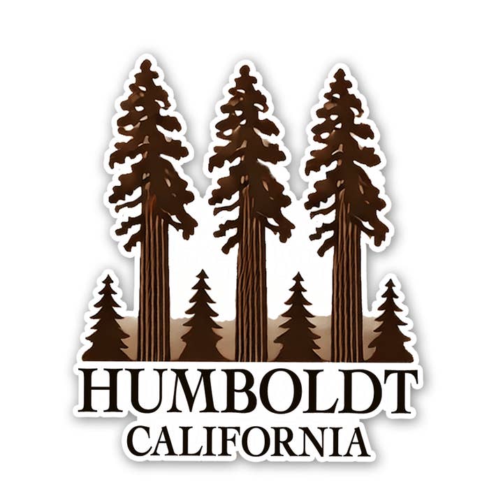 Pegatina de la línea de árboles de Humboldt para venta al por mayor de Sticker Atlas