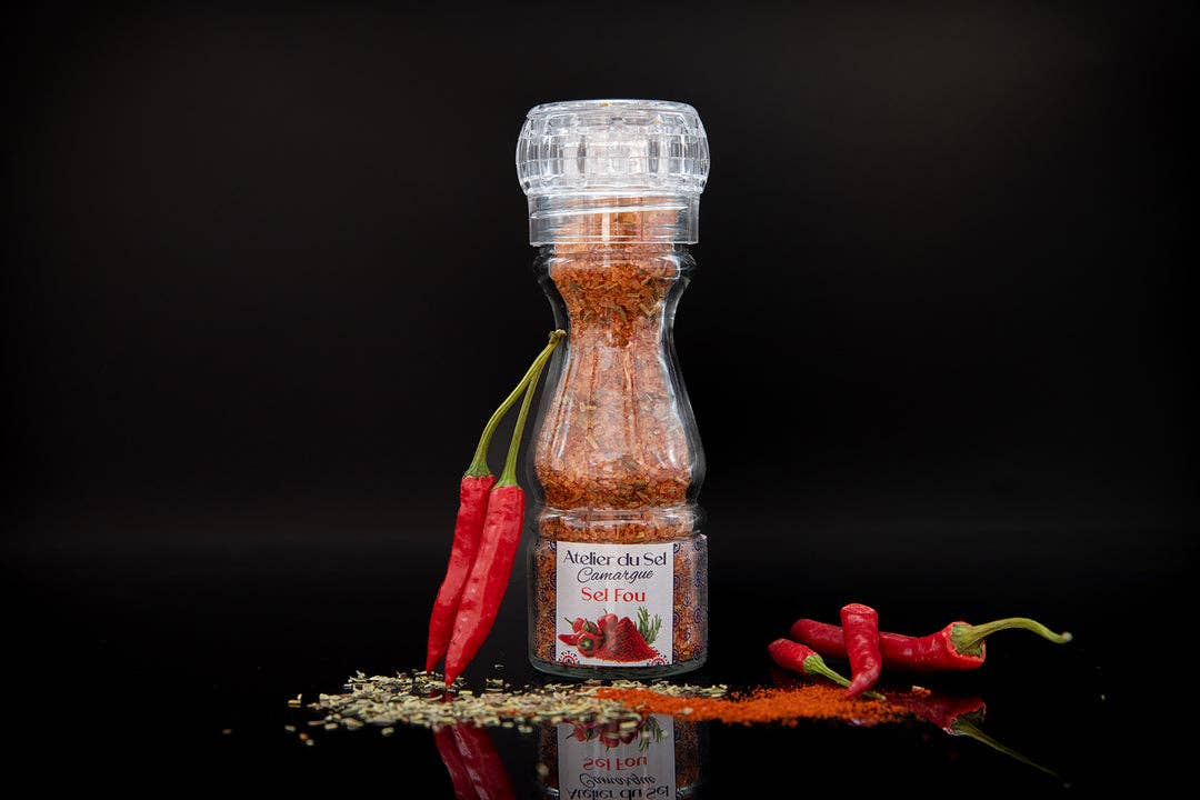 Atelier du Sel Camargue - Wholesale Salt Mill - "Crazy Salt" Salt Mill 115 g1