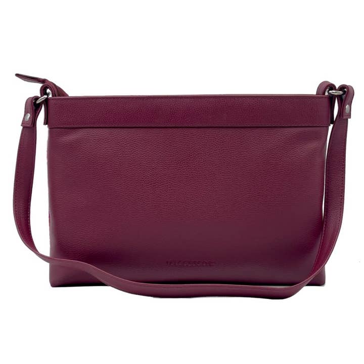 maccessori - Wholesale Shoulder Bag - Women's - Harris Tweed Large Shoulder Bag Purple Check