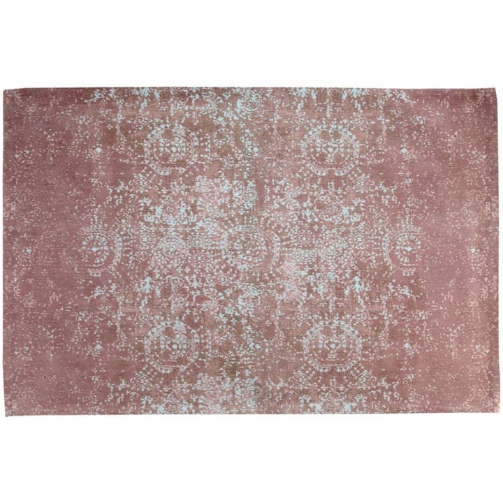 Tapis Tissé Daisy, 4X6 Pieds, Pêche Menthe pour la vente par NACH