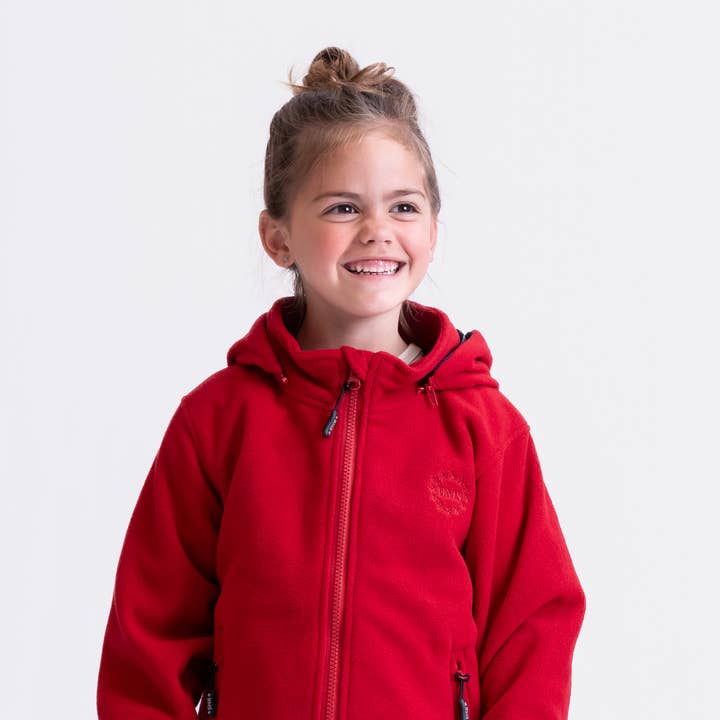 fleece jacket with hood and wind stop for wholesale by BMS Hamburg