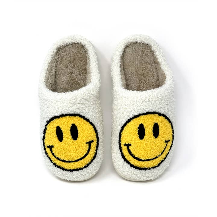 Rainbow Unicorn Birthday Surprise - Wholesale Slippers - Women's - Smiley Face Slippers | Cozy & Fun Footwear for All Ages | Cu9