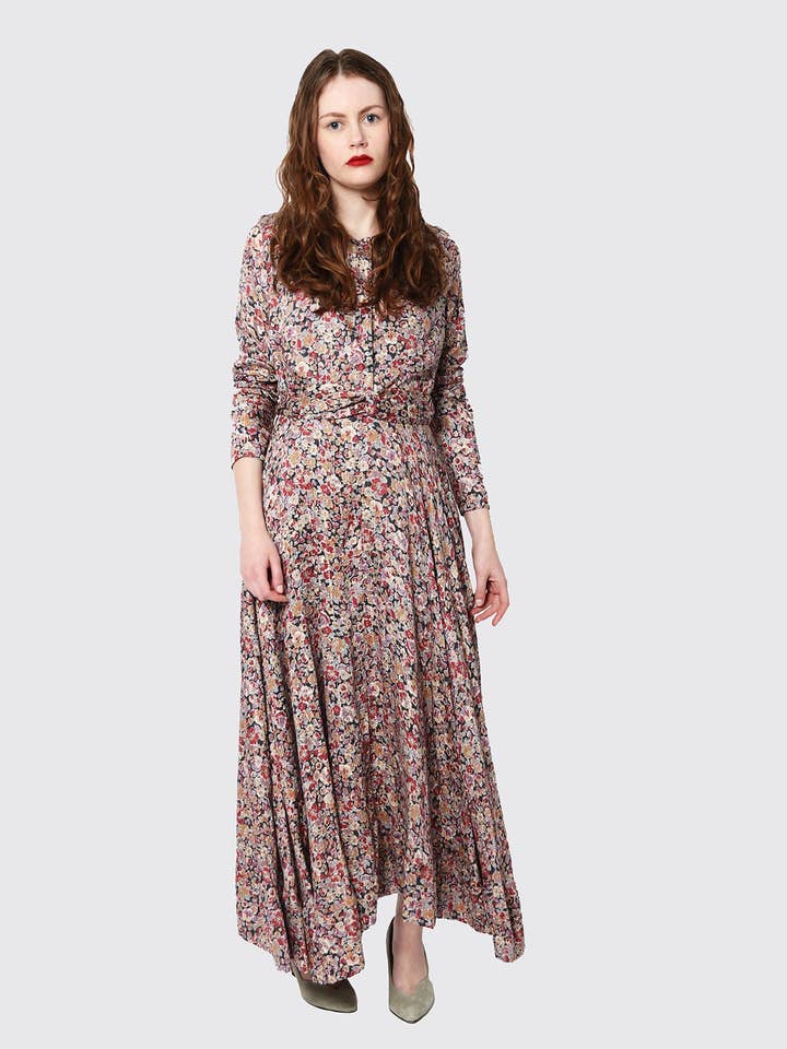 ROBE ALICE IMPRIMÉ FLEUR DORÉ pour la vente par Ambali