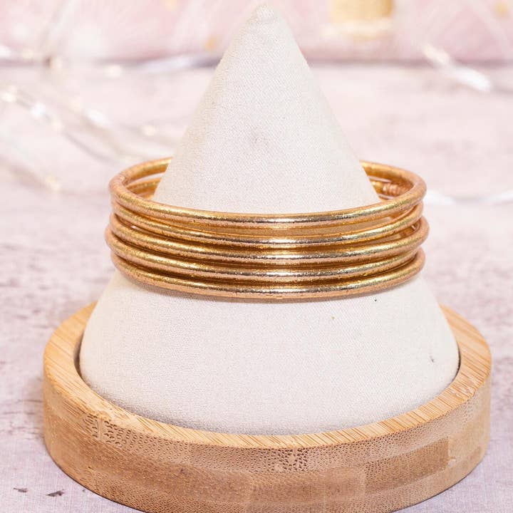 JolieJulie-MaLune-VentiLLo - Wholesale Bangle Bracelet - Buddhist bangle for children END champagne - SIZE XS 54 mm0