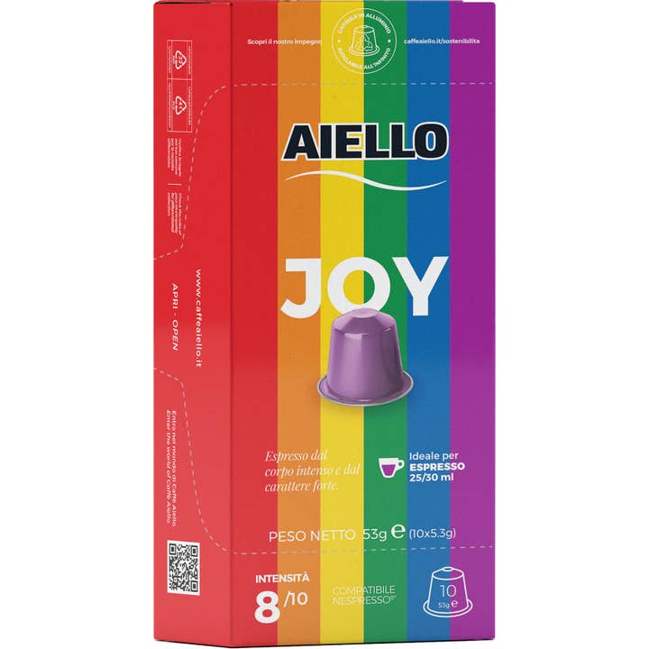 Aiello Caffe Italian Espresso 10 Capsule Pack JOY and other Purchase Wholesale capsule caffe. Free Returns & Net 60 Terms on Faire trending on Faire.