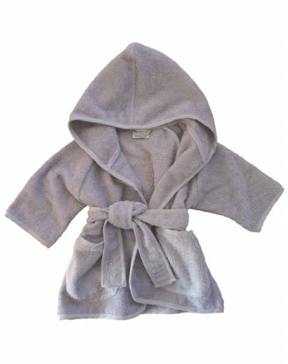 Made for Little Monkeys - Wholesale Robe - Kids - Grey Bathrobe