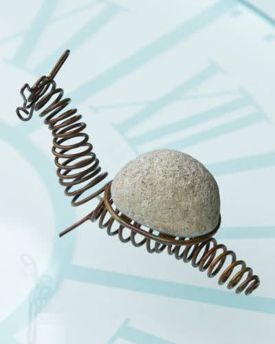 Ancient Graffiti - Wholesale Ornament - Snail Paper Weight w/Stone0