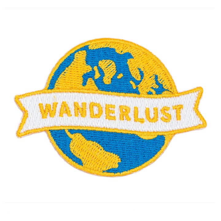 These Are Things - Wholesale Patch - Wanderlust Embroidered Iron-On Patch