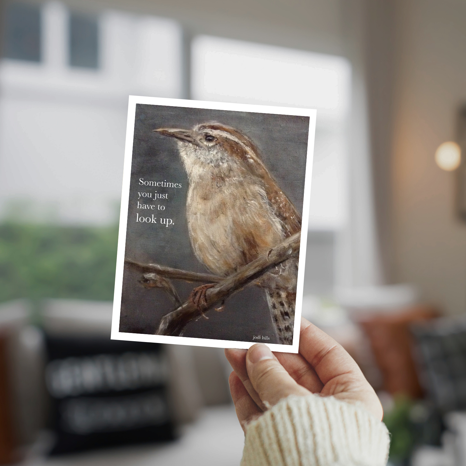 Studio J by Jodi Hills - Wholesale Everyday Greeting Card - look up ⎮ Birds Greeting Card1