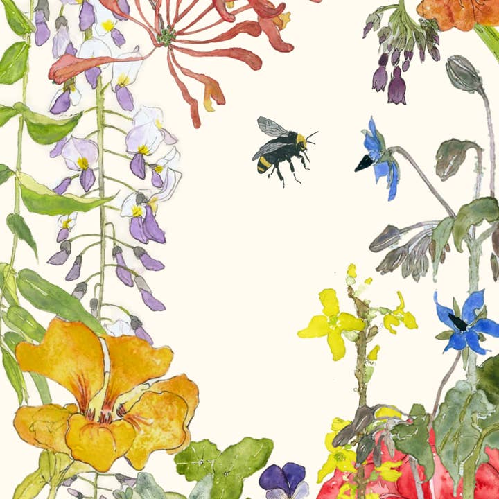 Leafy Lexicon - Wholesale Everyday Greeting Card - Bower of Blossoms greeting card