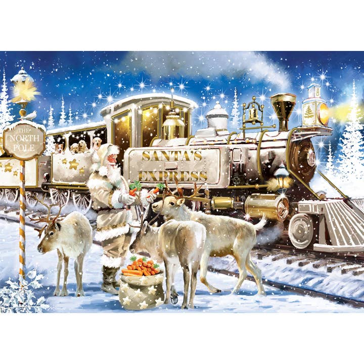 Masterpieces Puzzles - Wholesale Puzzle - Adult - Glitter & Gold - The Gilded Train 1000 Piece Puzzle