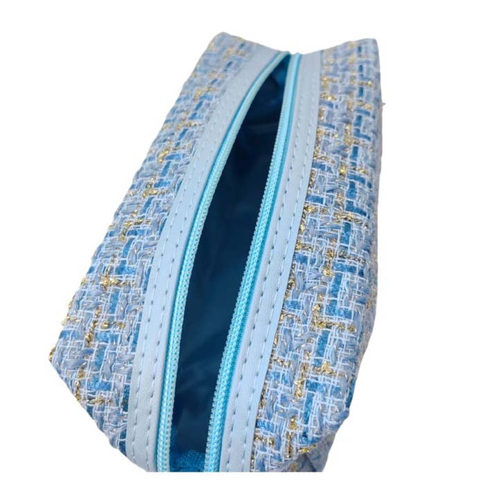 MiMi Wholesale - Wholesale Pouch - Women's - EG10307 Tweed Pouch With Wristlet Strap2