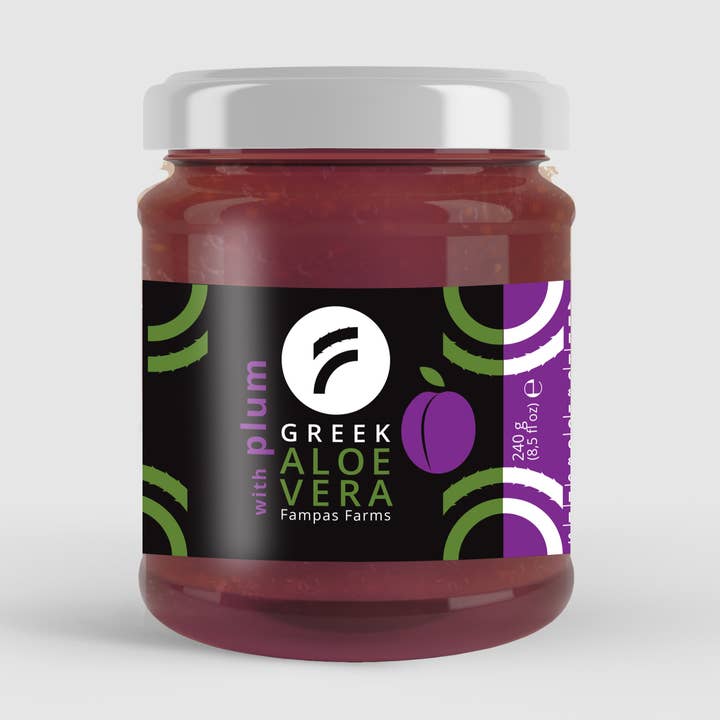 GreekAloeVera Fampas Farms - Wholesale Jam/Jelly - Aloe Vera and Plum Jam0