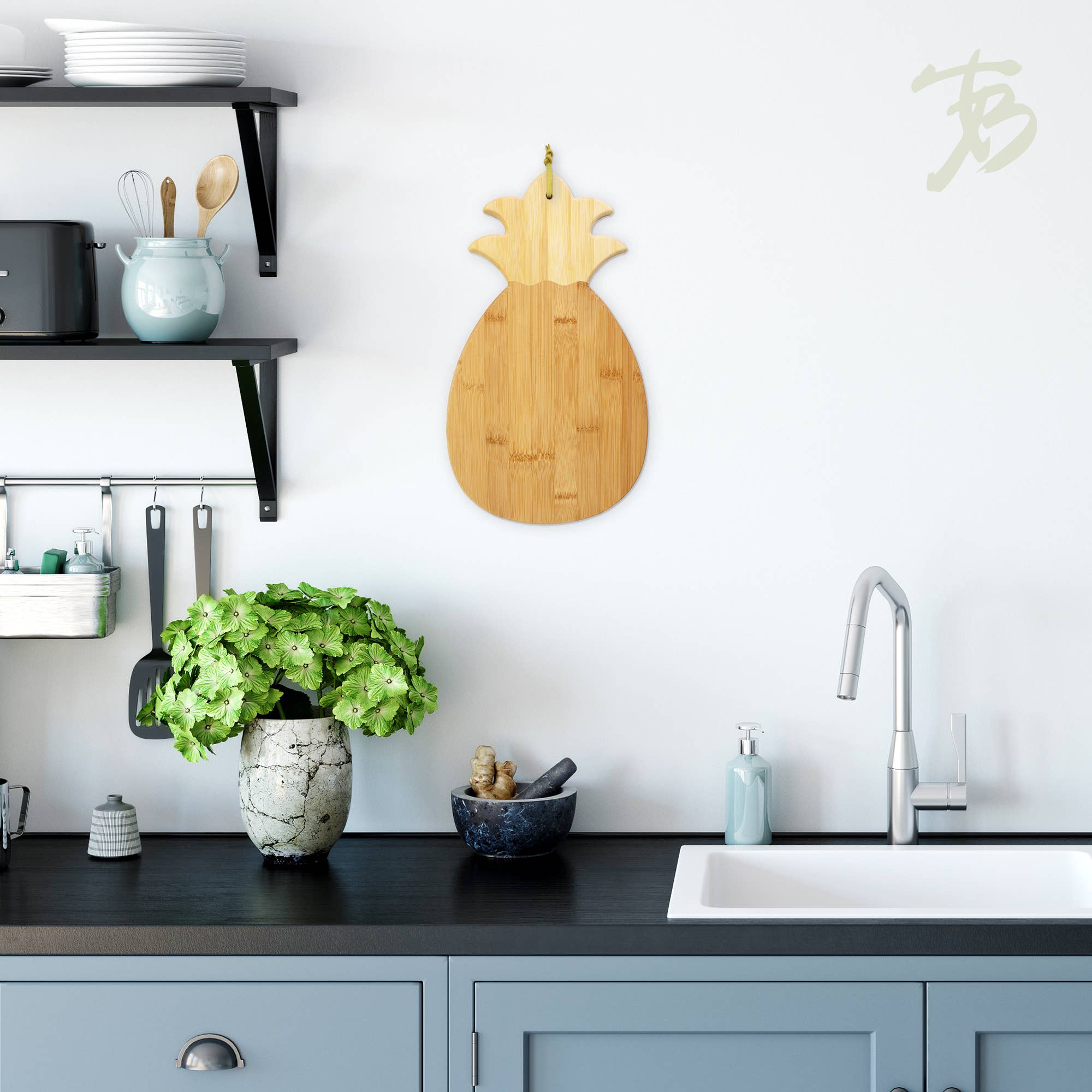 Totally Bamboo - Wholesale Cutting Board - Pineapple Shaped Serving & Cutting Board3