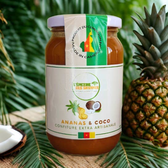 Extra Ananas & Kokos Sylt 370g för wholesale av Épicerie des Savanes