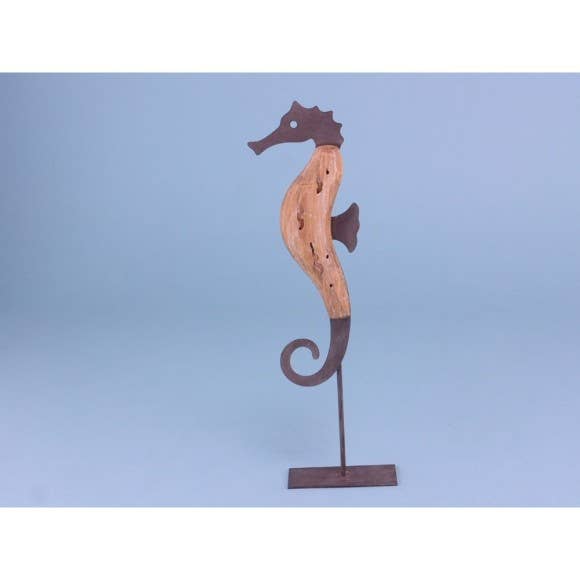 Nauticalia – wholesale Decorative tabletop object – Two-Tone Seahorse, Small, 28cm0
