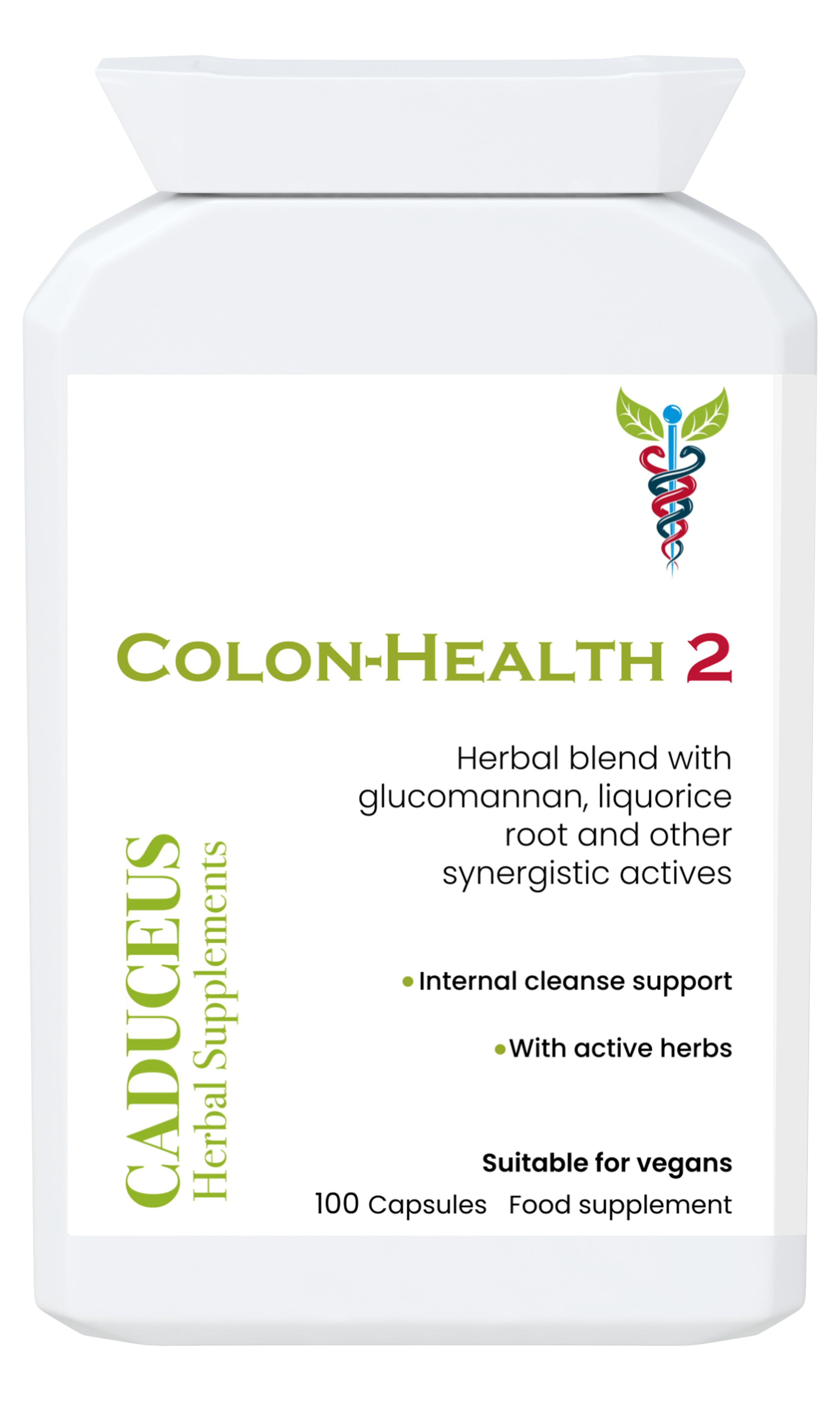 CADUCEUS kruidenapotheek - Wholesale Oral Supplement/Vitamin - Colon-Health 2 capsules 100 capsules4