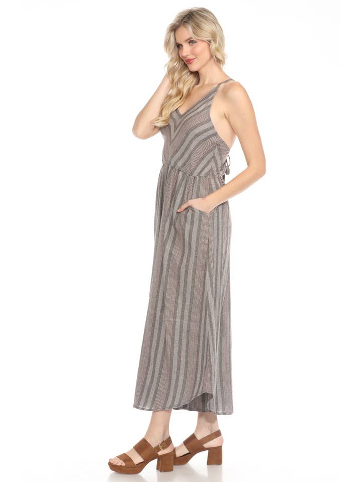 Lakhays Collection Inc. – Macacão - Mulher por atacado – Macacão Palazzo às Riscas10