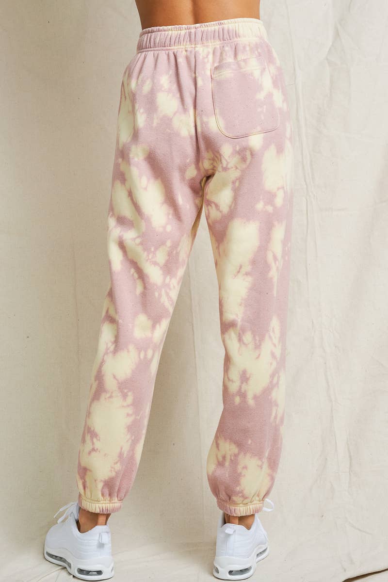 lalamia - Wholesale Lounge Sweatpants/Joggers - Women's - MPT28065C-TD-CAMEODUST/YELLOW6