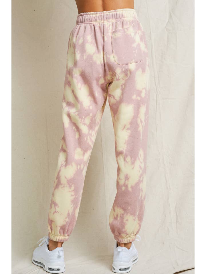 lalamia - Wholesale Lounge Sweatpants/Joggers - Women's - MPT28065C-TD-CAMEODUST/YELLOW6