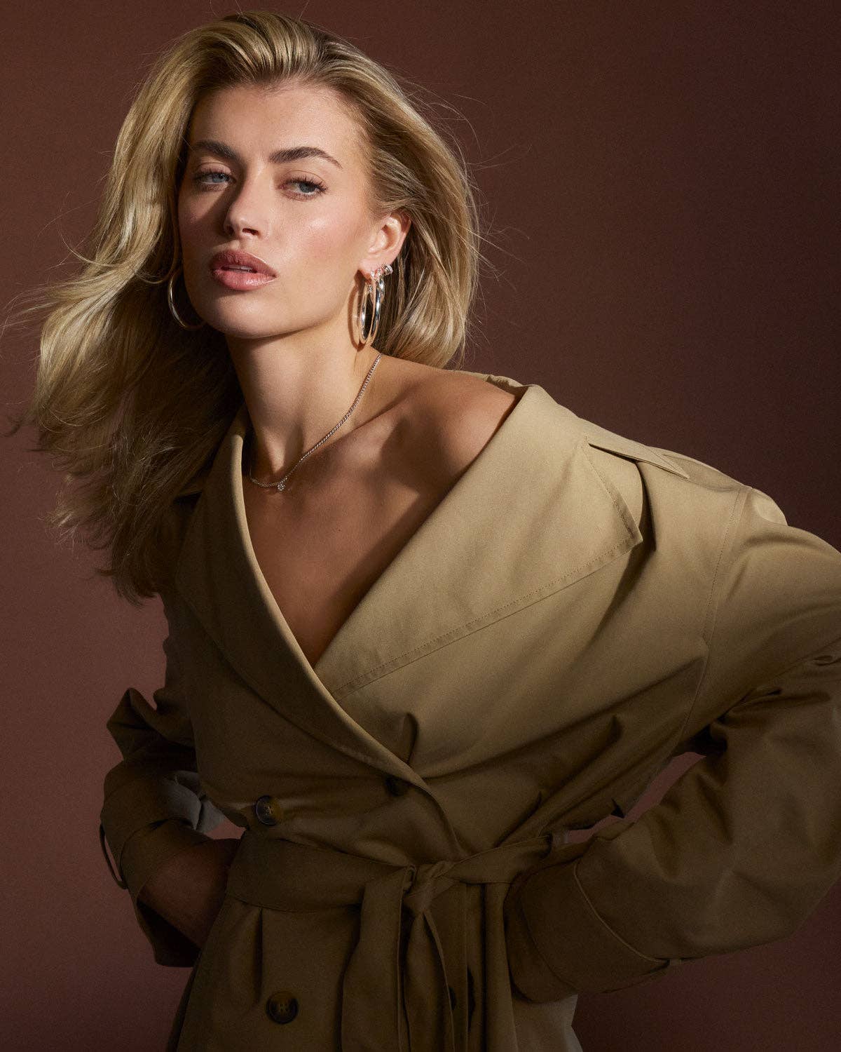 Amalfi Tube Hoops- Silver for wholesale on Faire1