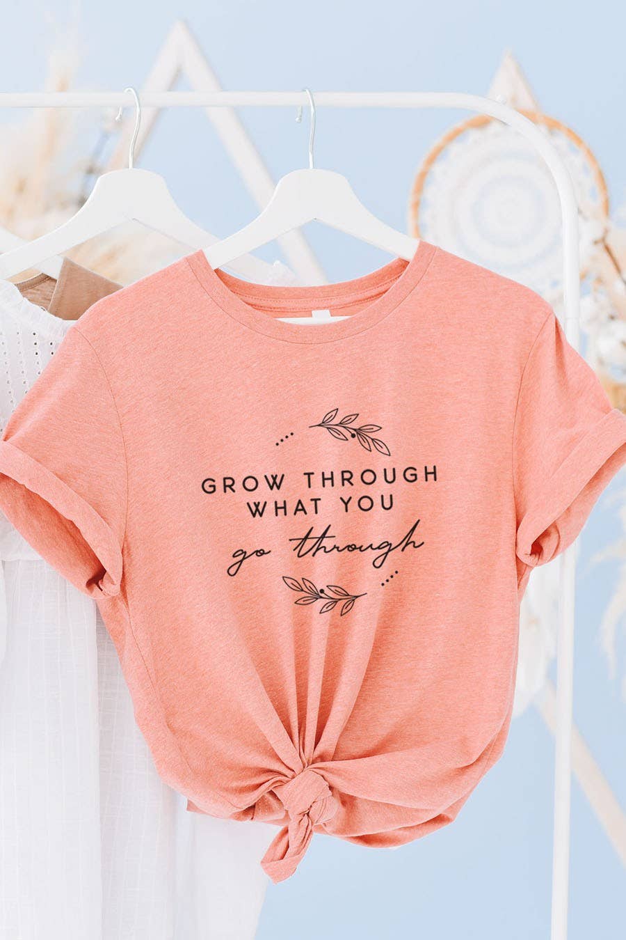 Bella Me - Wholesale Screen Printed T-Shirt - Women's - Grow Through What You Go Through3