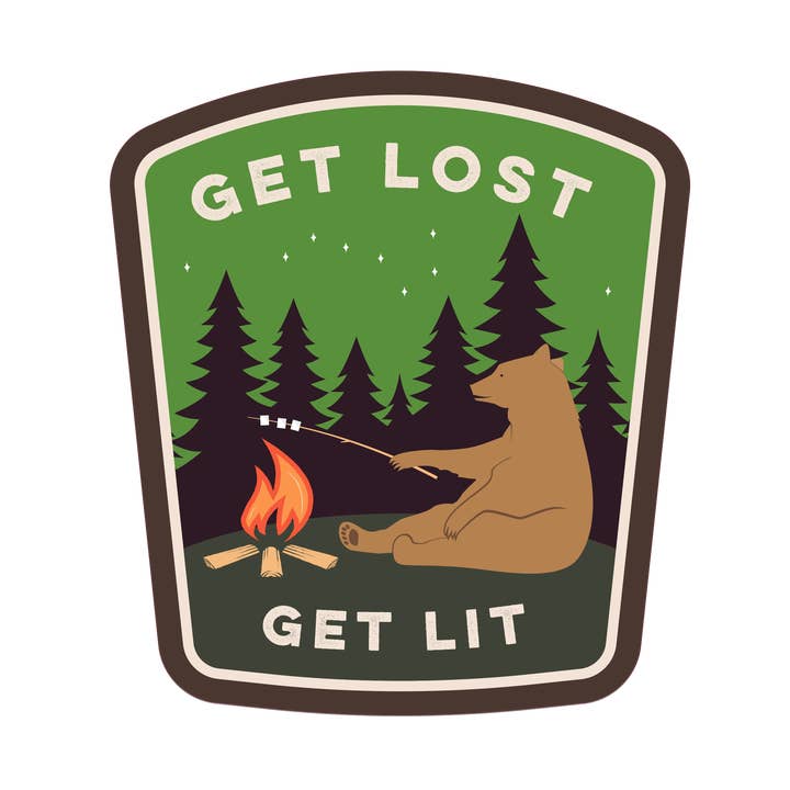 Get Lost Sticker for wholesale by Sweet Bippy Press