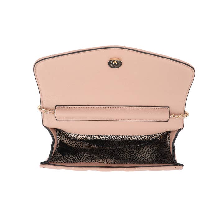 KAYLA+AVA - Vente Sac à bandoulière – femme - Sac à bandoulière 2 en 1 Anabel avec chaîne à billes dorée ajustable5