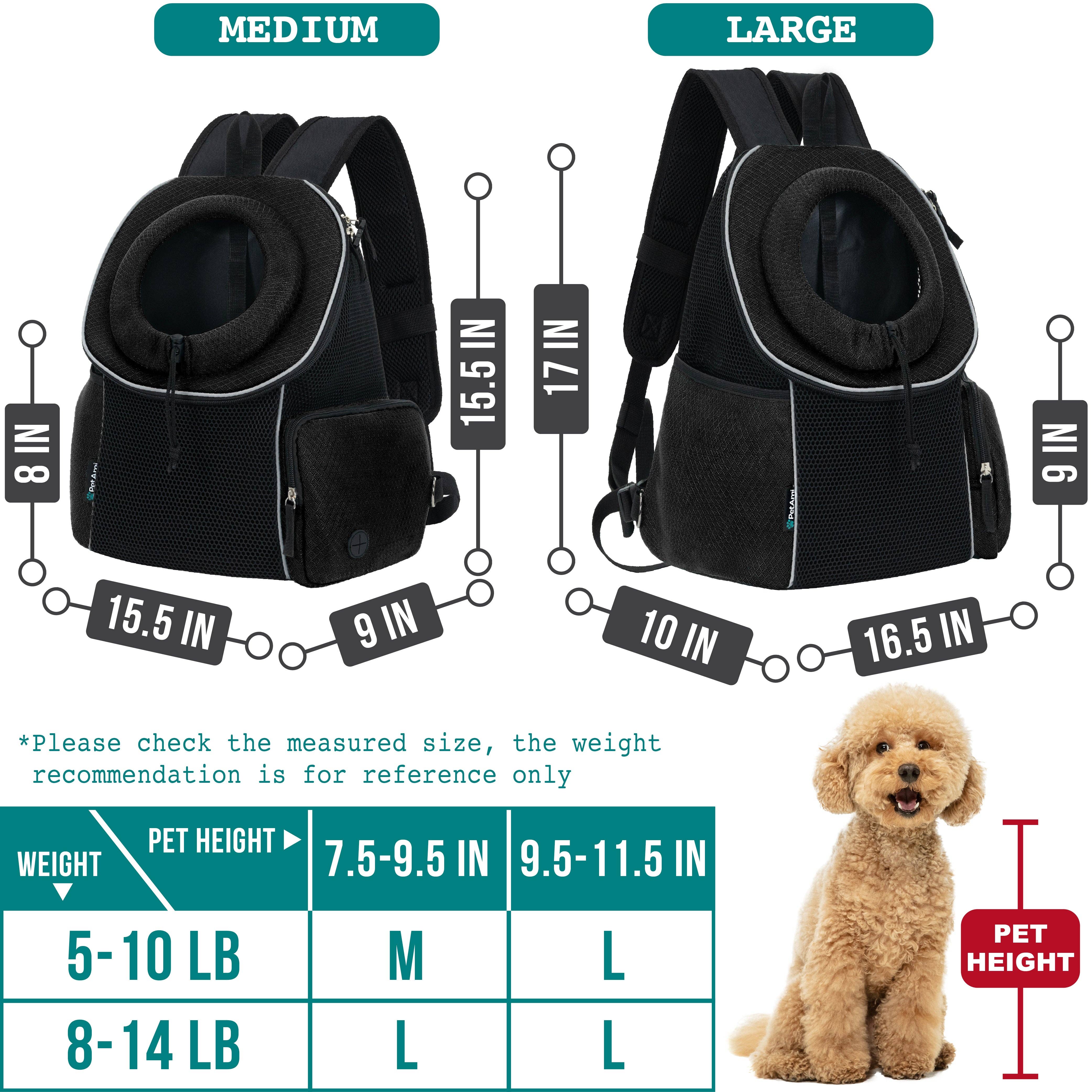 PetAmi - Wholesale Pet Carrier - Cat/Dog - Extra Ventilated Front Chest Pet Carrier Backpack15