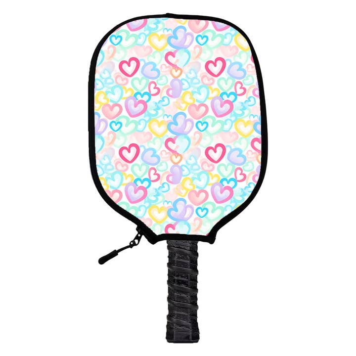 Housse Heart Swirl Pickleball pour la vente par PickleBallerz