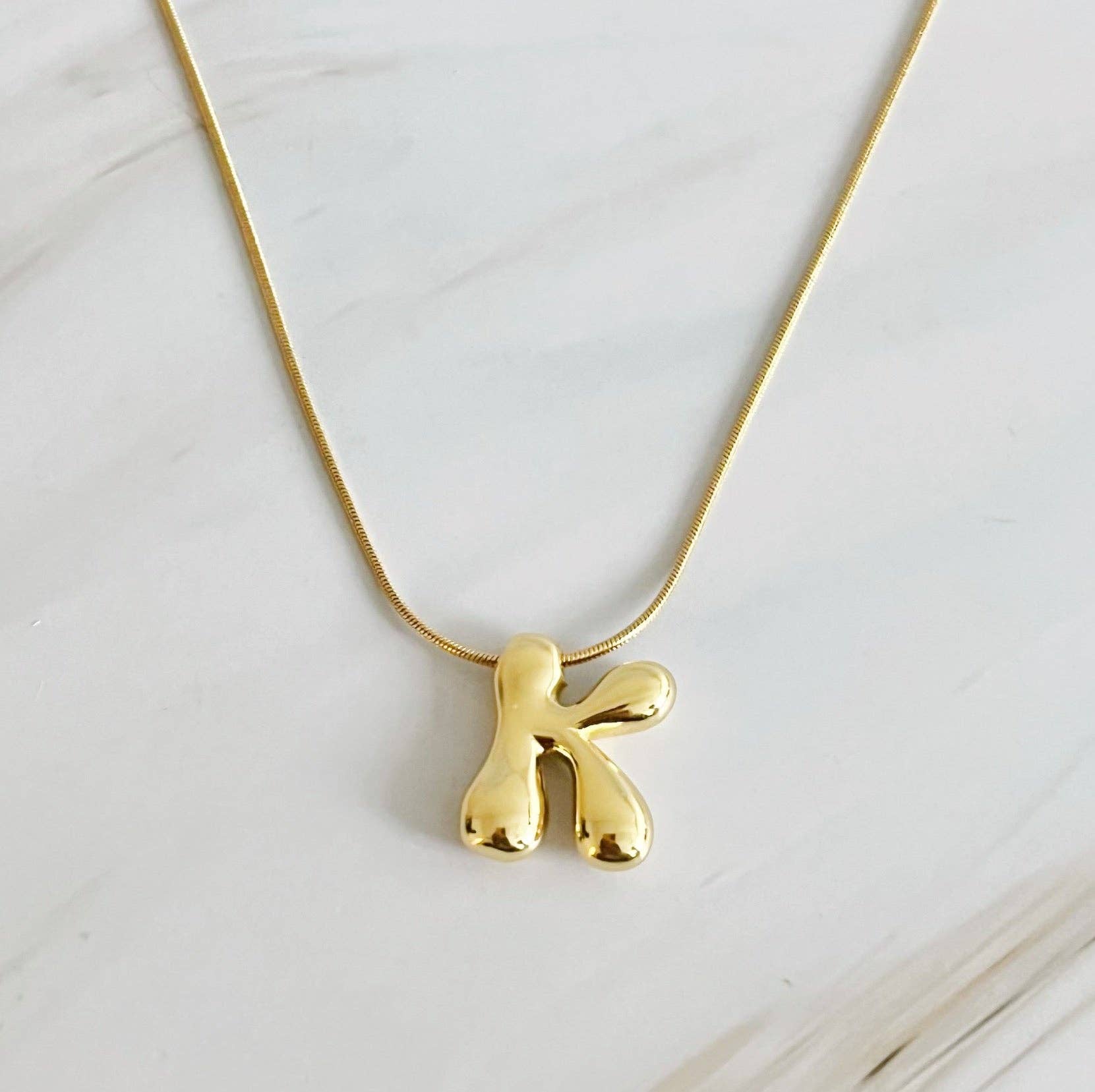 Ellison+Young - Wholesale Pendant/Charm Necklace - Balloon Letter Initial Necklace8