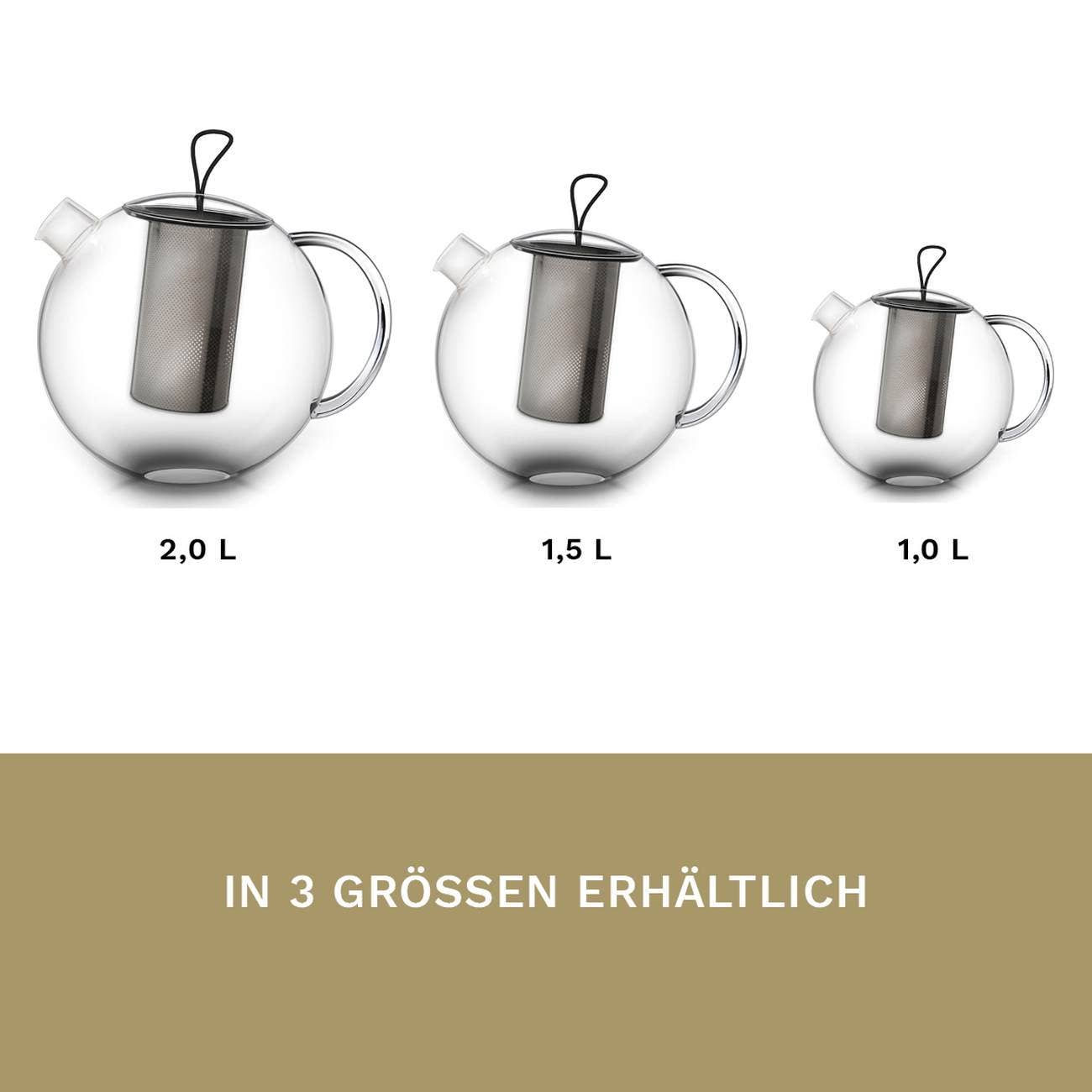 Creano – wholesale Tea pot – Jumbo teapot 2.0 l with metal strainer8