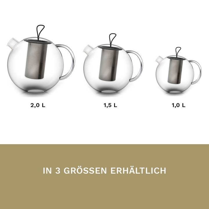 Creano – wholesale Tea pot – Jumbo teapot 2.0 l with metal strainer8