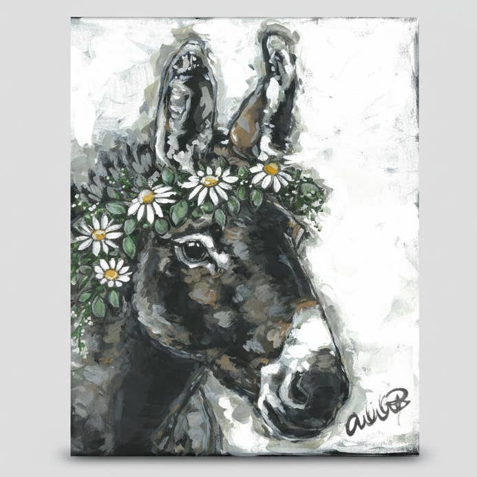 Spring Boho Home Decor, peinture originale imprimée décoration murale pour la vente par Rustic Nester