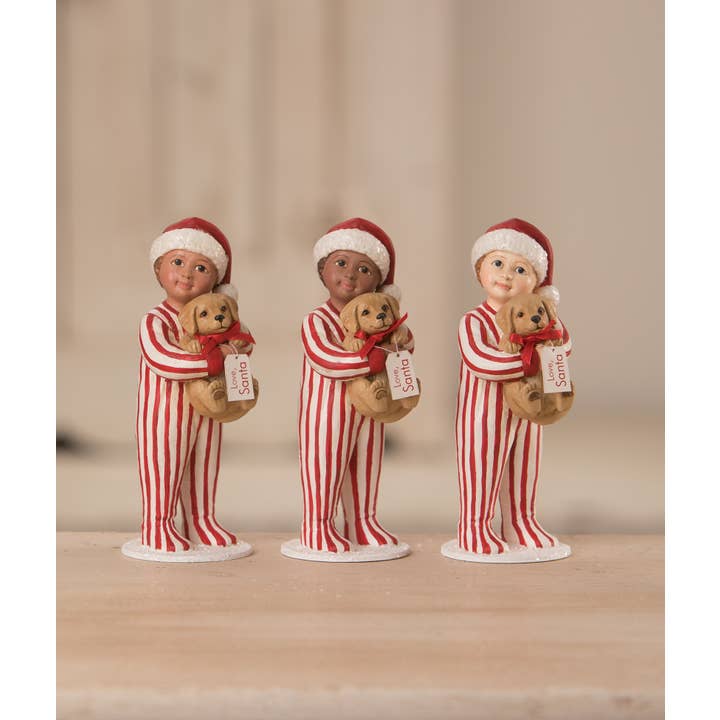 Bethany Lowe Designs - Wholesale Christmas Decoration - Matthew's Christmas Puppy Surprise3