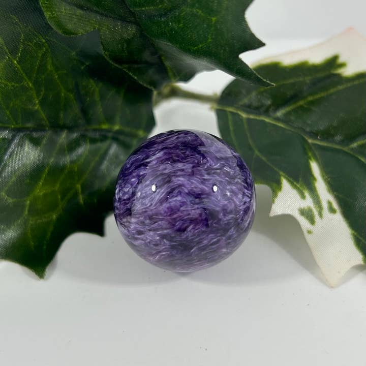 Quasar Gems USA - Wholesale Spiritual Stone/Crystal - Charoite Spheres 3cm5
