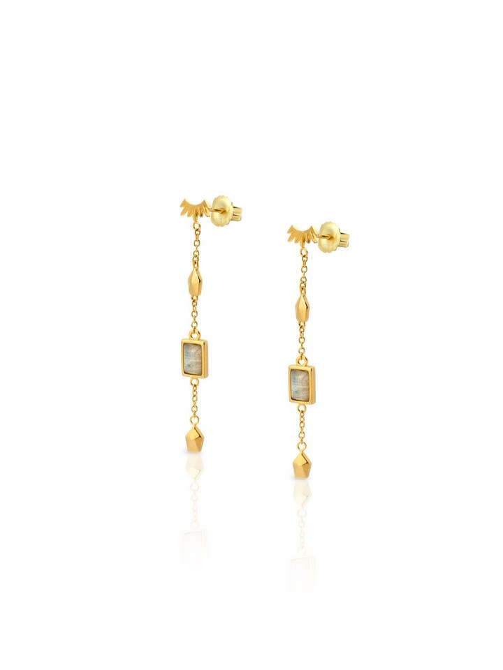 NIRVANA gold earrings for wholesale by Aran Jewels